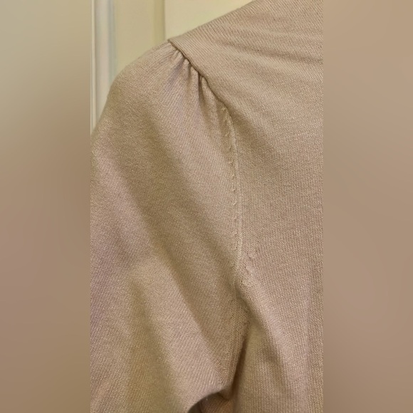 MaxMara Blush Beige Button-Up Cardigan - Picture 4 of 5